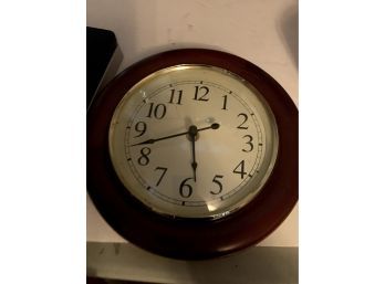 Round Battery Operated Wall  Clock