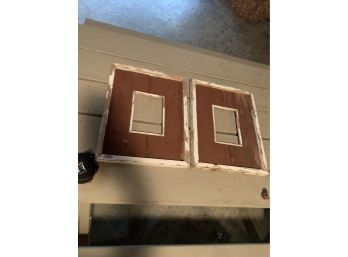 Two Rustic Country Picture Frames