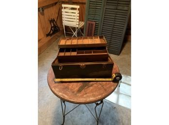 Vintage Bait And Tackle Or Tool Box