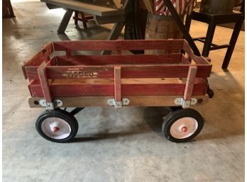 Vintage Kids Pulling Cart With Removable Sides