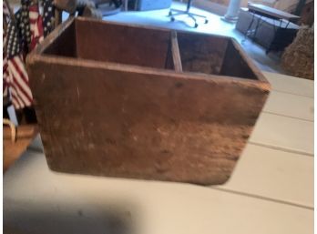 Antique Primitive Wooden Box