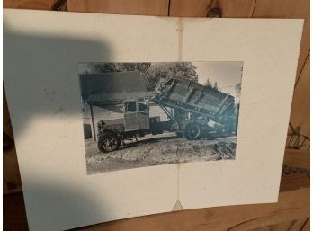 Vintage Picture Of A Dump Truck