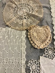 Vintage Linen And Crochet Assortment