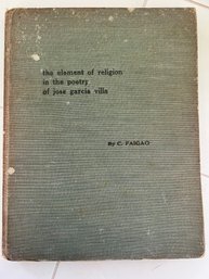 Wow!!! 1951 CORNELIO F. FAIGAO Thesis For Master Of The Arts Univ Of San Carlos Bound Book