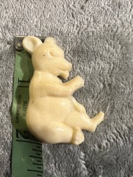 Vintage Teddy Bear  Pin - Not Sure If This Is Bakelite Or Plastic