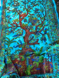 Fabulous Hand Dyed 4 1/2 X 7 Oversized Wall Tapestry