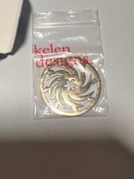 Kelen Designs Scroll Pennant. New In Package.