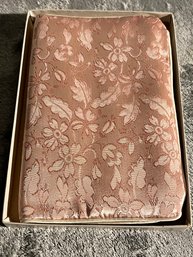 Vintage Pale Pink Le Sonier Satin Jewelry Storage Bag In Original Box