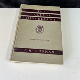 Vintage The College Miscellany By JM Thomas 1943