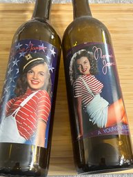 Vtg Marilyn Monroe Collectible Wine Bottles