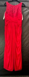 Gorgeous Floor Length David's Bridal Gown Size 16. Also Have Soze 6