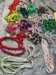 Assorted Vintage Beaded Necklaces