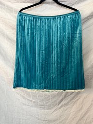 Vintage Crushed Pleated Velvet Skirt  34 Waist Rockabilly