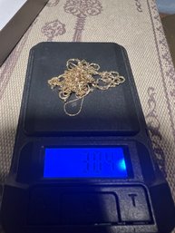 14k Gold Necklaces Tangled 3.04g