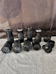Lot Of Vintage Camera Lenses