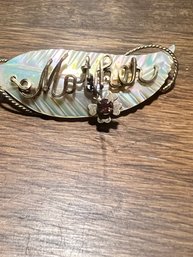 Vintage Mother Pin Abalone