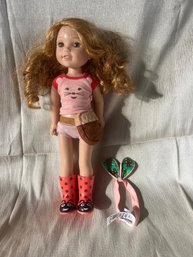 American Girl Doll W Freckles And Red Hair