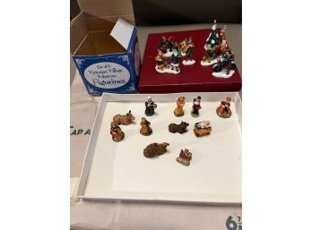 Holiday Miniatures Nativity And Village