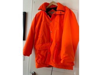 Orange Winchester Hunting Jacket Size Large