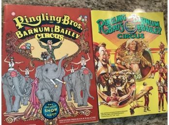 1970 And 1979 Ringling  Brothers And Barnum &Bailey Circus Programs
