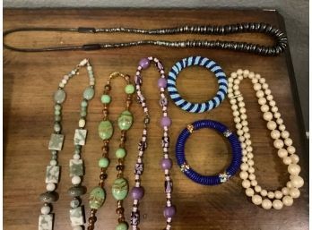 Assorted Beaded Necklaces And Bracelets