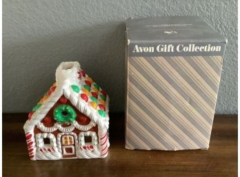 Vintage Avon Gingerbread House With Original Box
