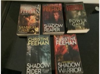 Lot Of Five Christine Feehan Incliding Shadow Riders Series