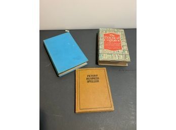 Lot OLot Of Three Vintage Books