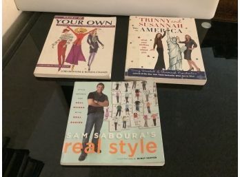 Lot Of Three Clothing Style Books