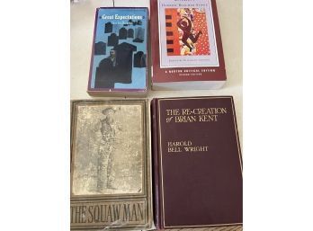 Lot Of Four Great Books 1906 SQUAW MAN 1919 Brian Kent