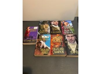 Collection Of 7 Hannah Howell Paperbacks.  Romance Lot #2