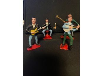 Vintage Plastic Beatles Figurines
