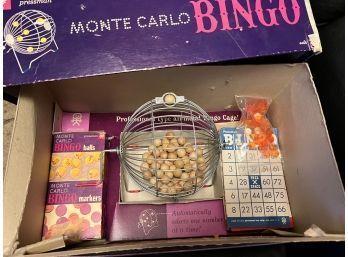 Super Cool Vintage Monte Carlo Real Bingo Pressman