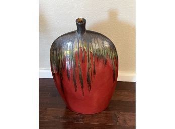 Huge 30 Inch Glazed Pottery.  Made In Colorado