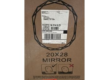 Brand New 20 X 28 Beveled Oval Mirror