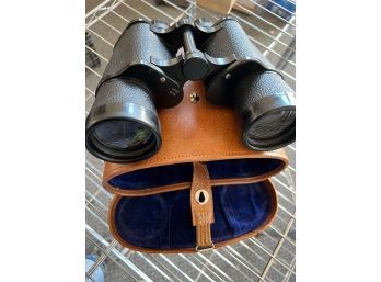 Vintage Jana Binoculars In Leather Case