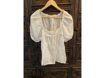 Old Navy Puffed Sleeves Top Size-L