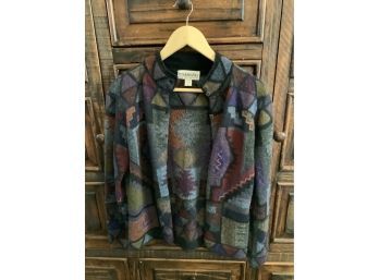Vintage Wool Caamano Limited Edition Button Up Sweater Size-L