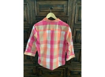 New Womens Button Up Top Size-14P