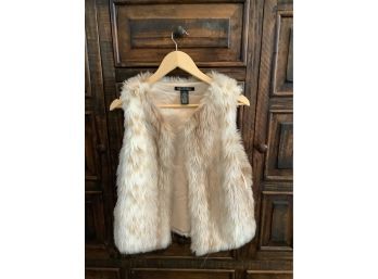 Olivia & Grace Faux Fur Vest Size-XS