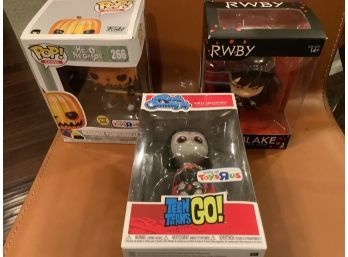 Assorted Funko Pop, RWBY And Teen Titans.