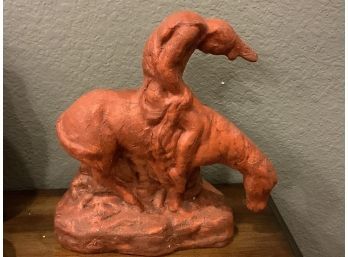 Vintage Ceramic Horse And Rider