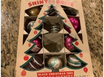 Assorted Vintage Shiny Bright Ornaments