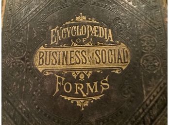 1879 Encyclopedia Of Business And Social Forms