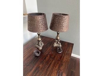 Pair Of Table Lamps. Like New