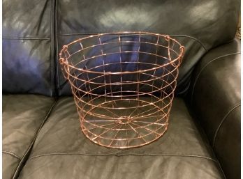 Large Copper Basket