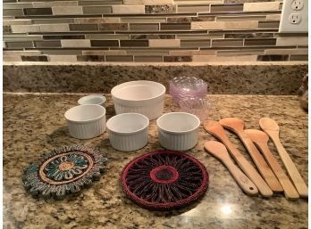 ServeWare, Pampered Chef Spoons And Hot Coasters