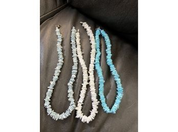 Coastal Grandma Style Puka Shell Necklaces