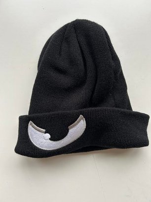 Winter Knit Black Hat NOS