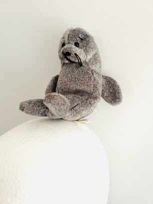 Beanie Baby 'Slippery' Gray Seal